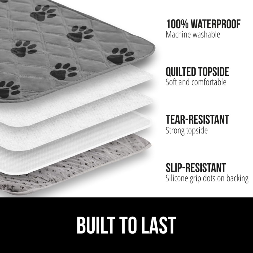 Manta impermeable para perro, funda de sofá de 52 x 82 pulgadas para perros, lavable, protege el sofá, los muebles, la jaula, el automóvil, suministros esenciales para mascotas, funda de 2