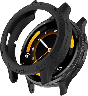Compatible with Garmin Venu 3 TPU Protective Case Cover, Smartwatch Protective Case Cover Shell Soft and Durable Watch AccessoriesBlack