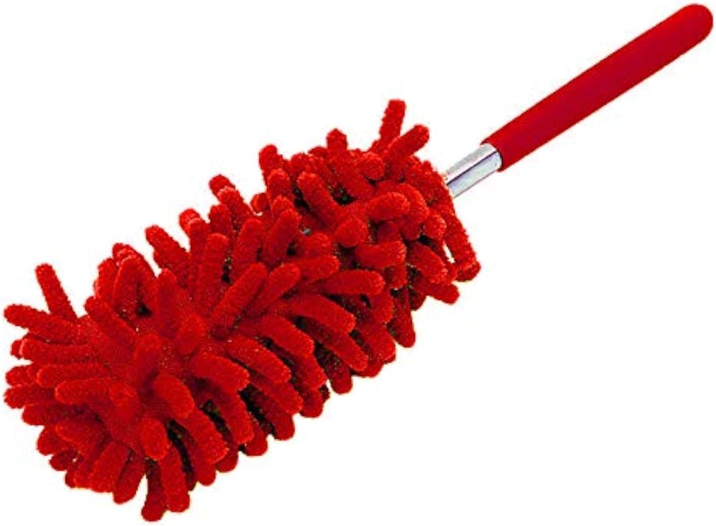 Microfiber Mini Duster Cleaning Brush Dust Cleaner Hand Duster Extendable Handle Soft Fans for Indoor Home Ceiling Cleaning(Purple)