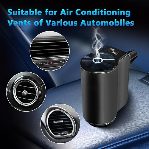 Miniatura 5 de Difusor de ambientador de coche recargable inteligente para automóvil, ambientador de aire de largo tiempo de espera, difusor de aromaterapia