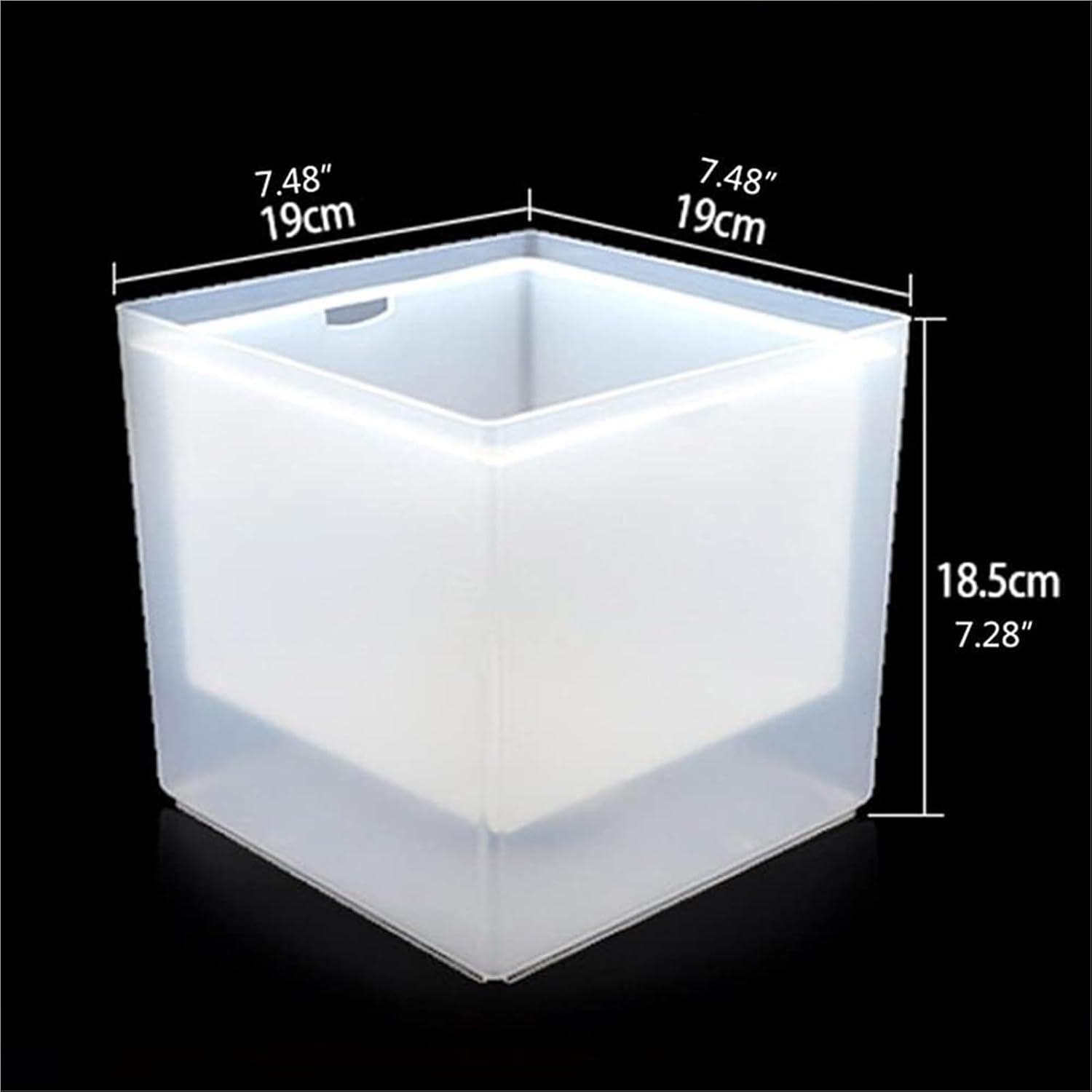 Ice Buckets for Parties, High Face Value Reliable Double-Layer Square Ice Bucket
