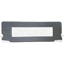 Safetots Deluxe Soft Touch Denim Extra Wide Bed Rail, Grey 140cm Wide x 50cm Tall, Toddler Bed Guard For Safety, Secure Child Bed Rail