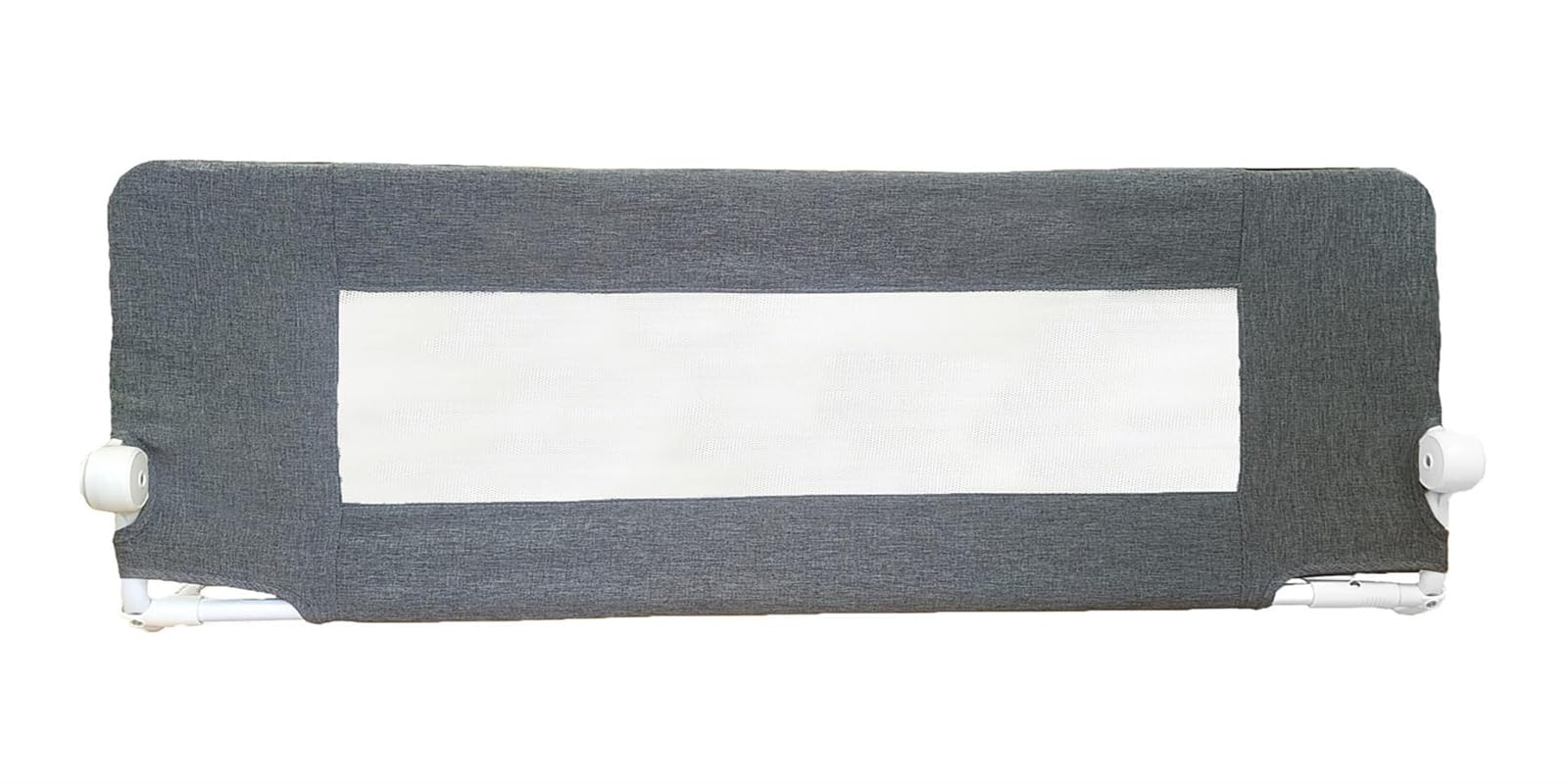 Safetots Deluxe Soft Touch Denim Extra Wide Bed Rail, Grey 140cm Wide x 50cm Tall, Toddler Bed Guard For Safety, Secure Child Bed Rail
