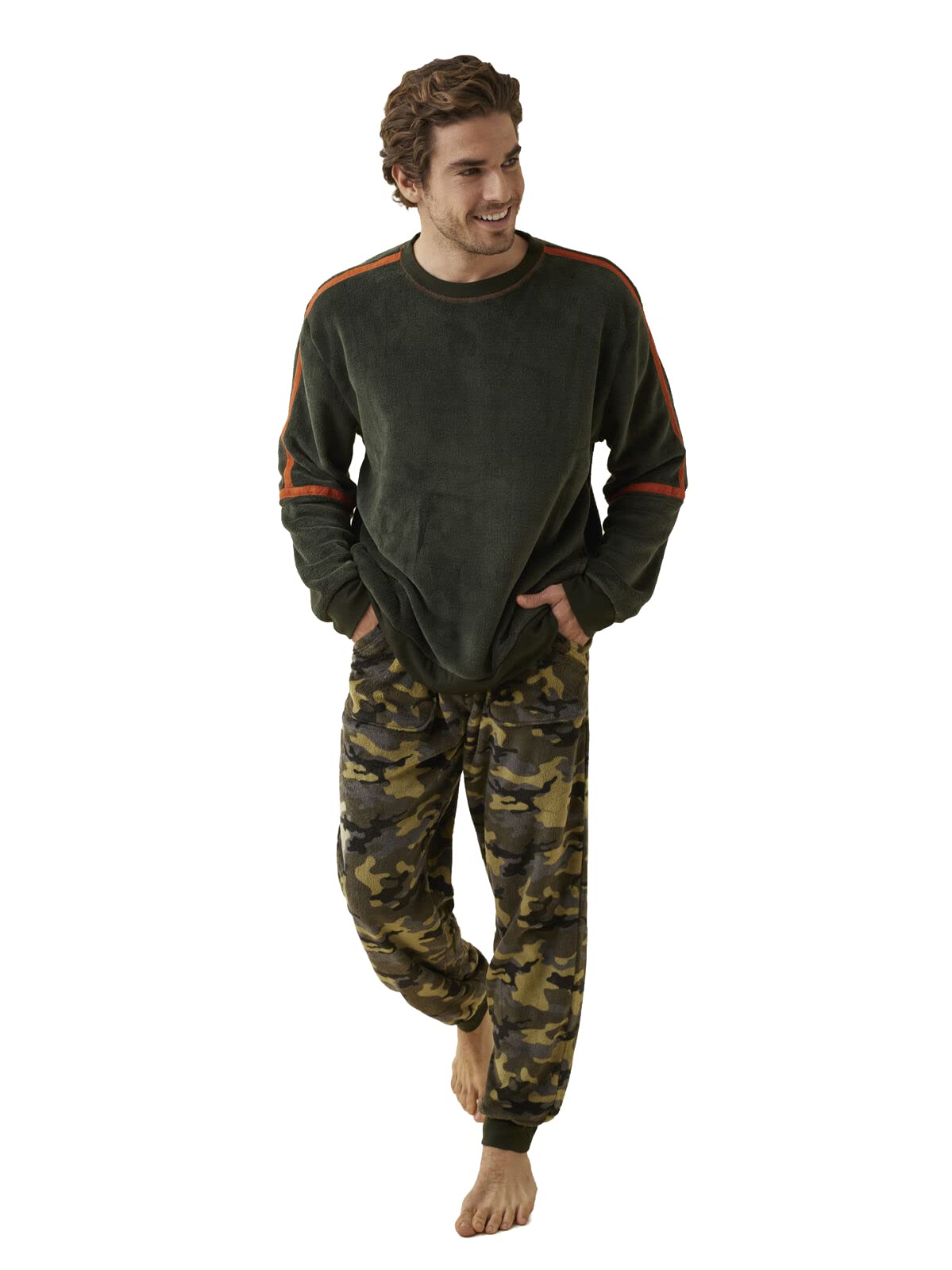 Pijama Largo Hombre Invierno Camuflaje H33082 - Promise
