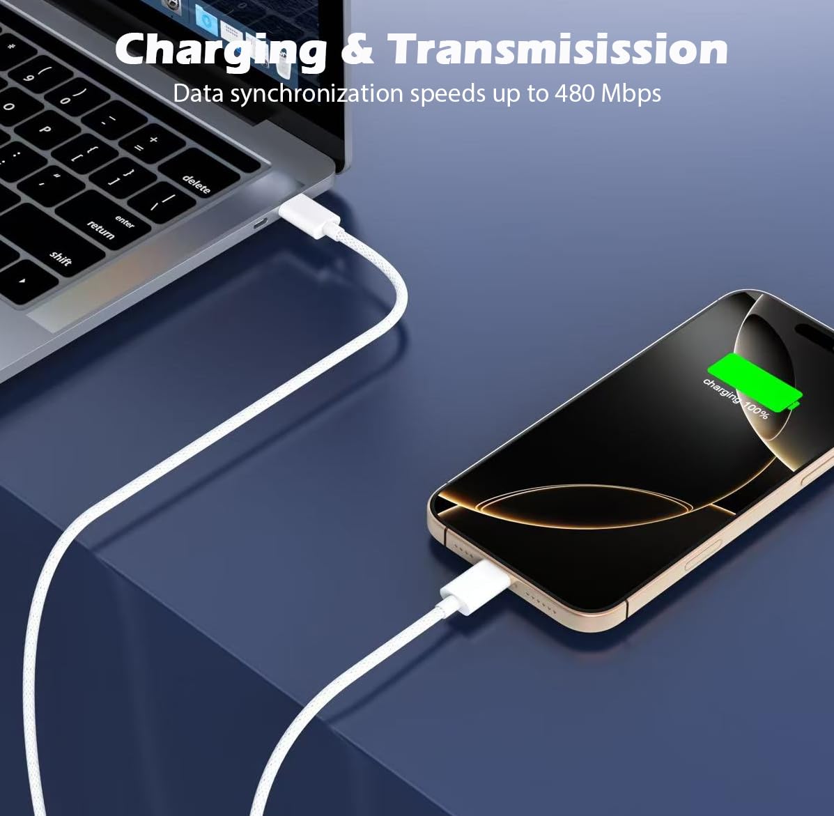 iPhone 14 Charger Fast Charging,Fast Charger i Phone 2Pack 10Foot Extra Long Braid Woven Cable Cord with PD Charging Block Cube for iPhone 14/13/13 Pro/12 Pro/12 Pro Max/11/Xs Max/XR/X/SE,iPad,AirPods