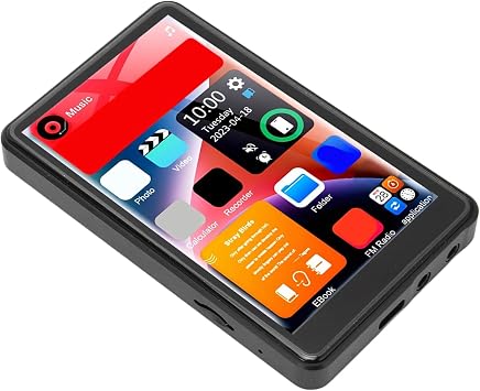 MP3 Player with Bluetooth 5.0 & Wifi, 4 Inch Full Touch Screen HD MP3 Player, Portable Multifunction MP3 Player with Music Playback, Video Playback, Recording, FM Radio 16GB RAM and 32GB