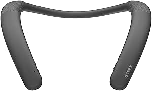 Sony SRS-NB10 - Kabelloser Bluetooth Nackenlautsprecher (integriertes Mikrofon, leicht, Freisprechfunktion, Mehrfachverbindung, 20h Akkulaufzeit, Schnellladefunktion), schwarz