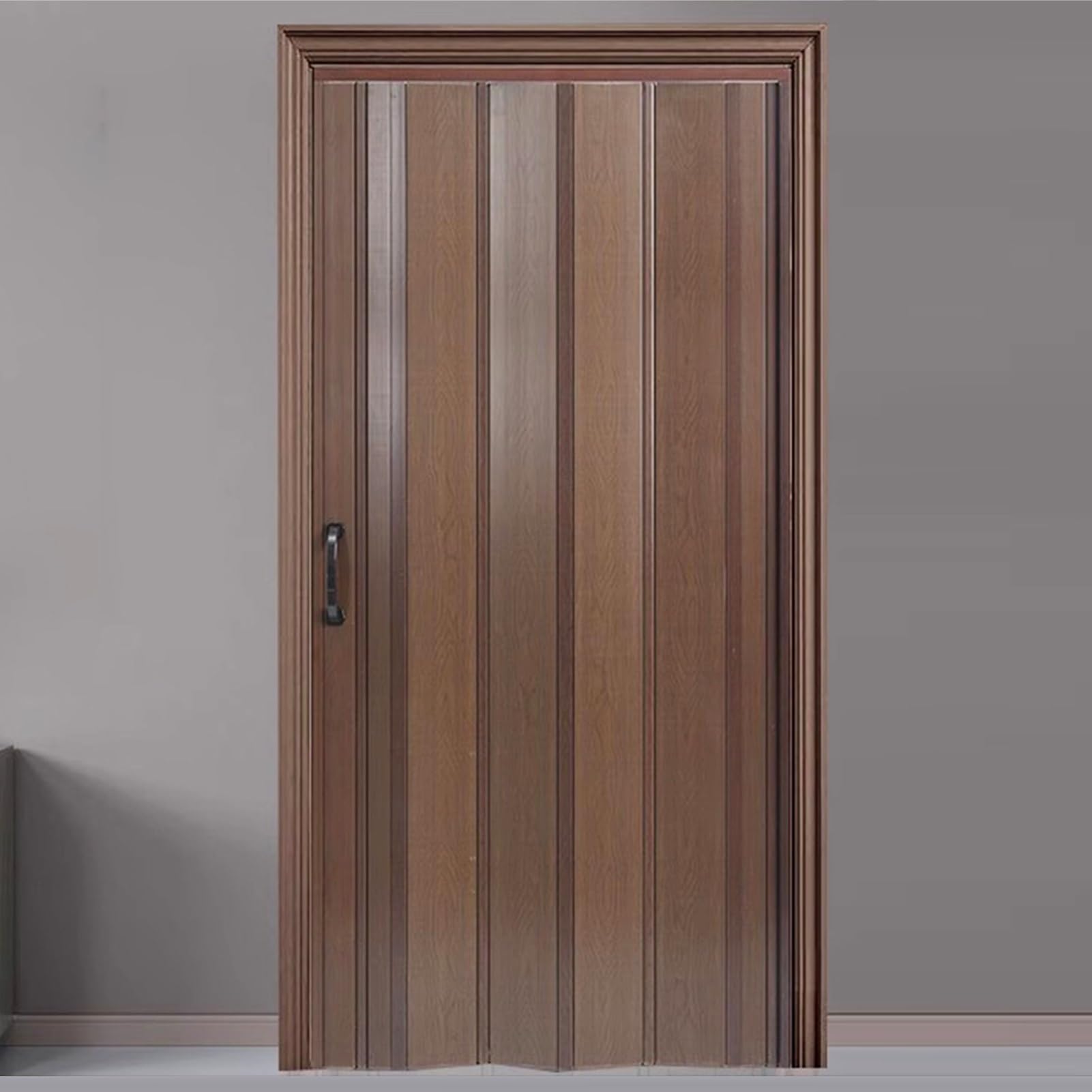Porte coulissante couleur noyer pour séparer la cuisine ou le salon
