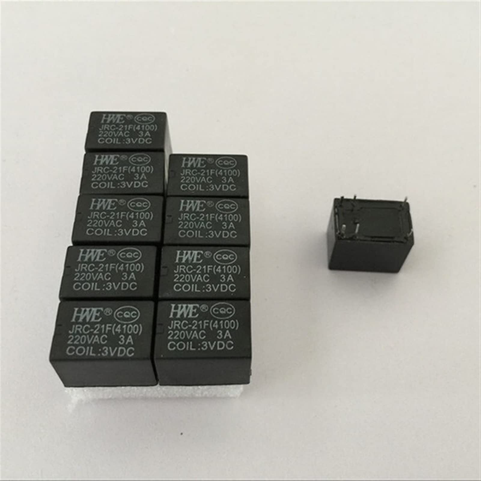 Relé PCB mini JRC-21F 4100 DC 6V micro conmutador de 6 pines para placas