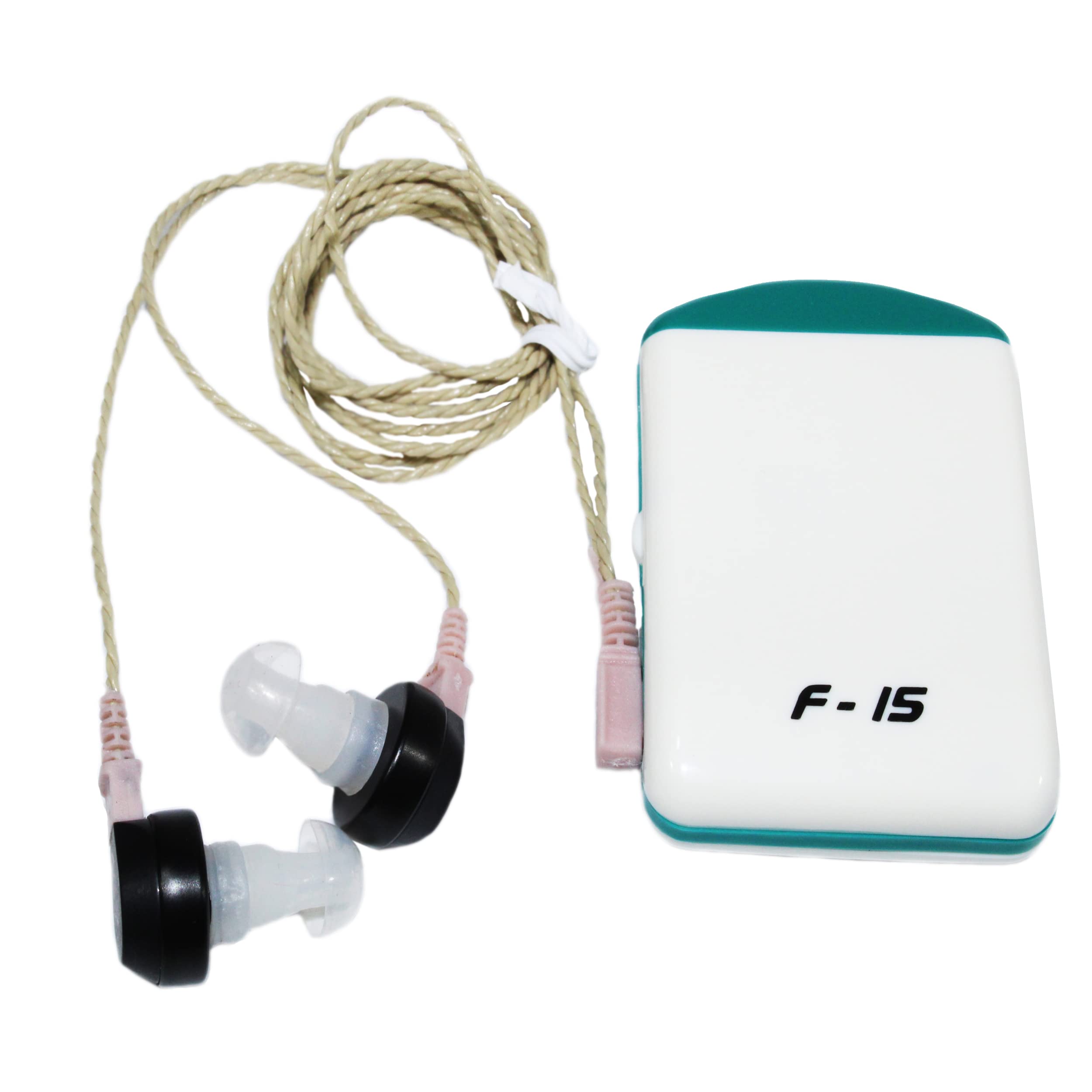 AKII Pocket Model Both Ear Hearing Aid Machine- Axon F-15- For Both Ear (V Cord) For Normal To Profound Hearing Loss, White (B09TH9NJZH) Amazon Price History, Amazon Price Tracker