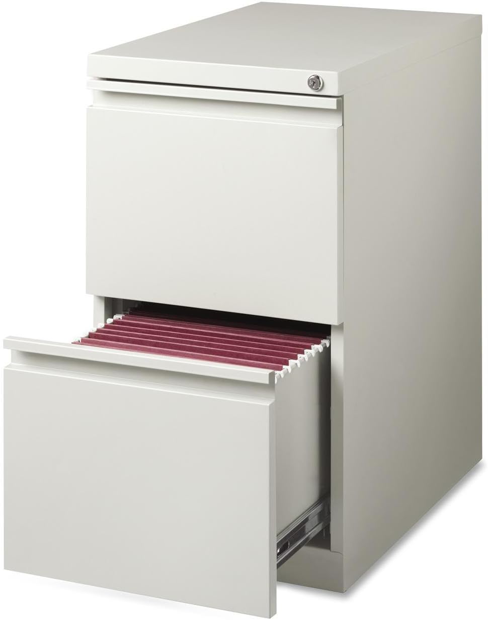 Lorell LLR49525 Mobile File Pedestal, Light Gray