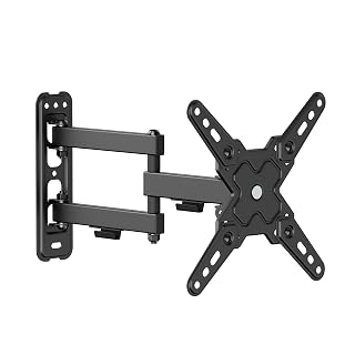 14 32 40 42" LED TV Wall Mount Bracket |Corner Mount Swivel and tilt Strong Heavy Duty for LCD & Plasma Also (Full Motion 14-42 Inches)