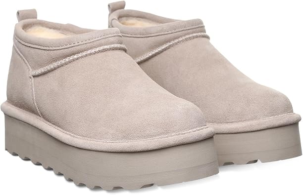 Amazon | [BEARPAW] レディース レトロ スーパーショートブーツ