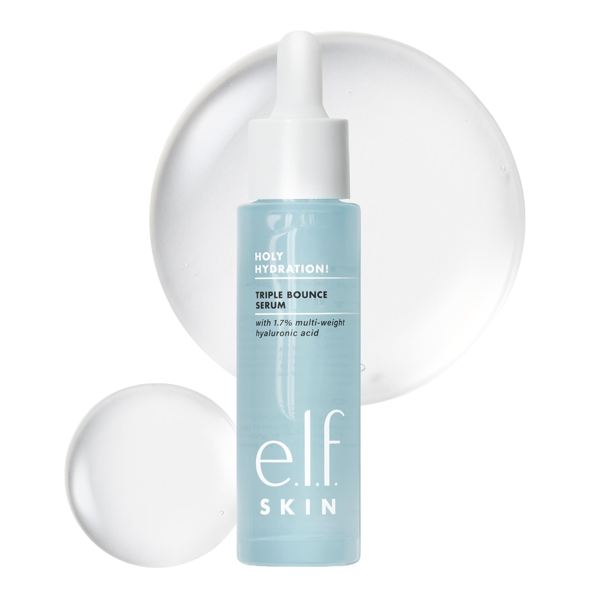 Amazon.com: e.l.f. SKIN Holy Hydration! Triple Bounce Serum, 1.7