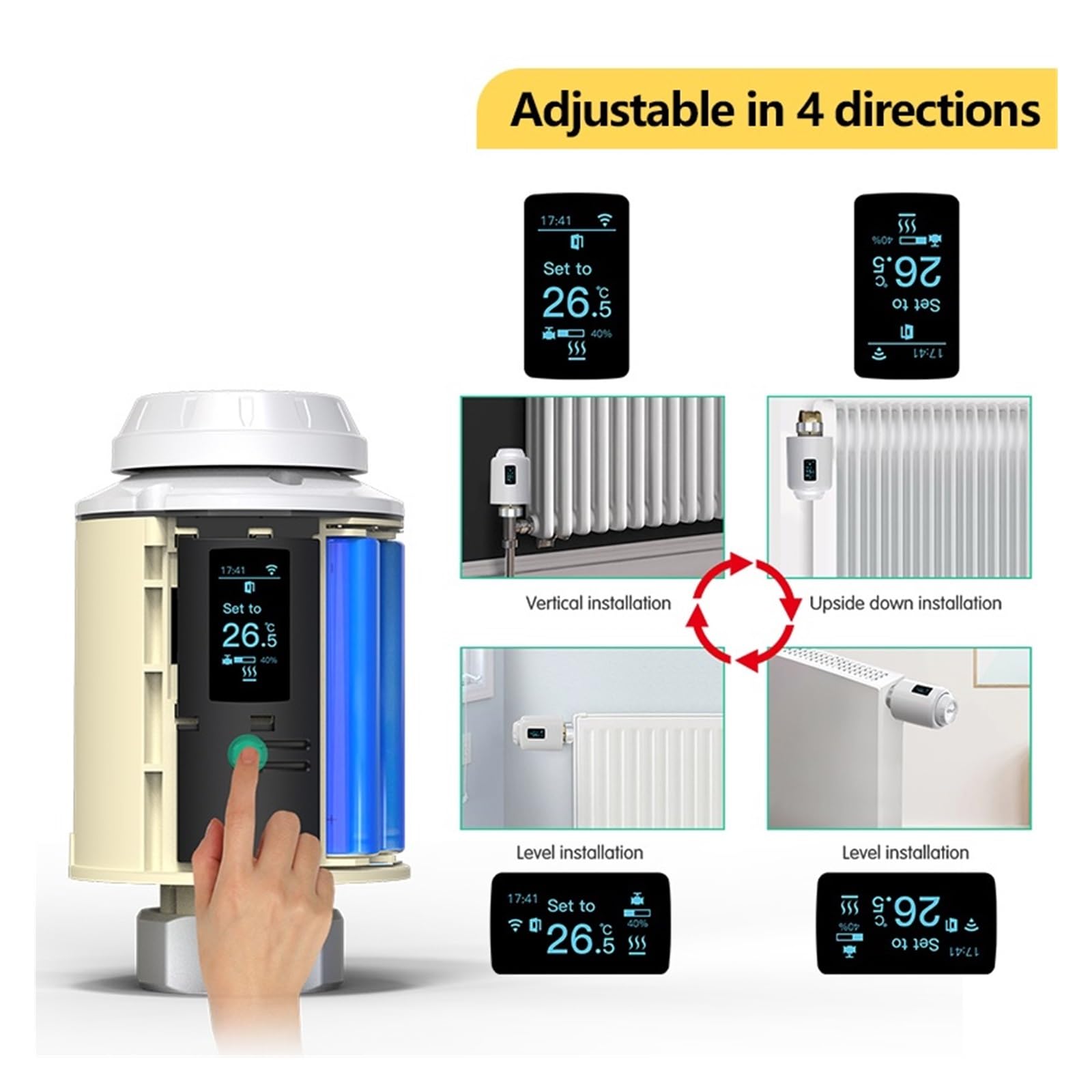 Tuya Smart ZigBee Radiator Actuator TRV WiFi Programowalny Termostatyczny Zawór Grzejnikowy Zdalny Regulator Temperatury Informacja O ZgodnośCi(TRV601)