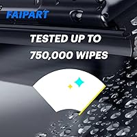 Vista 6 de 22"+18" Front Driver Side and Passenger Side OEM Replacement Standard Windshield J/U Hook All-Season Metal Wiper Blades Fit for 2016-2018 Mazda