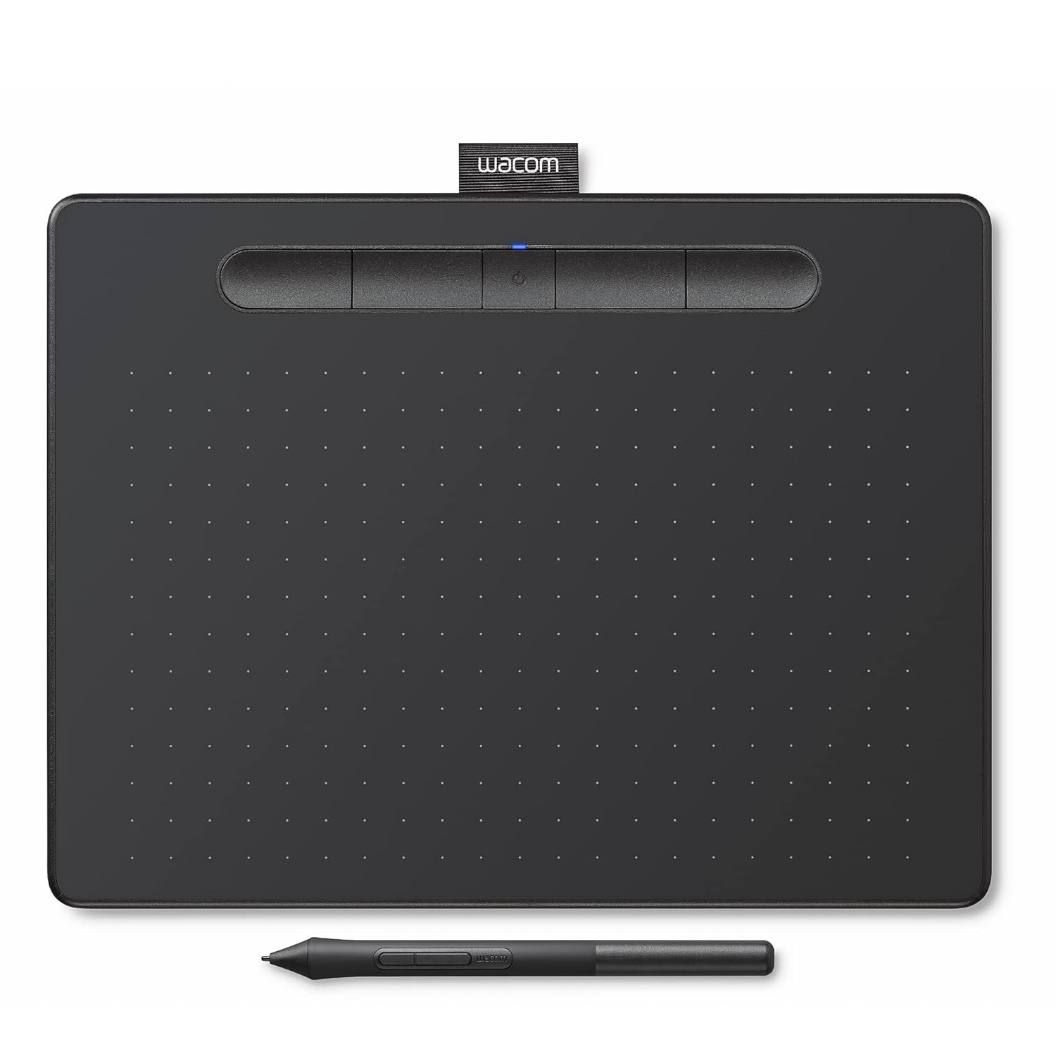 Wacom Intuos Bluetooth CTL-6100/K0-CX Digital Graphics Pen Tablet for Drawing (Black) Medium (10.4-inch x 7.8-inch) | Battery Free Pen with 4096 Pressure | Compatible with Windows, Mac & Android