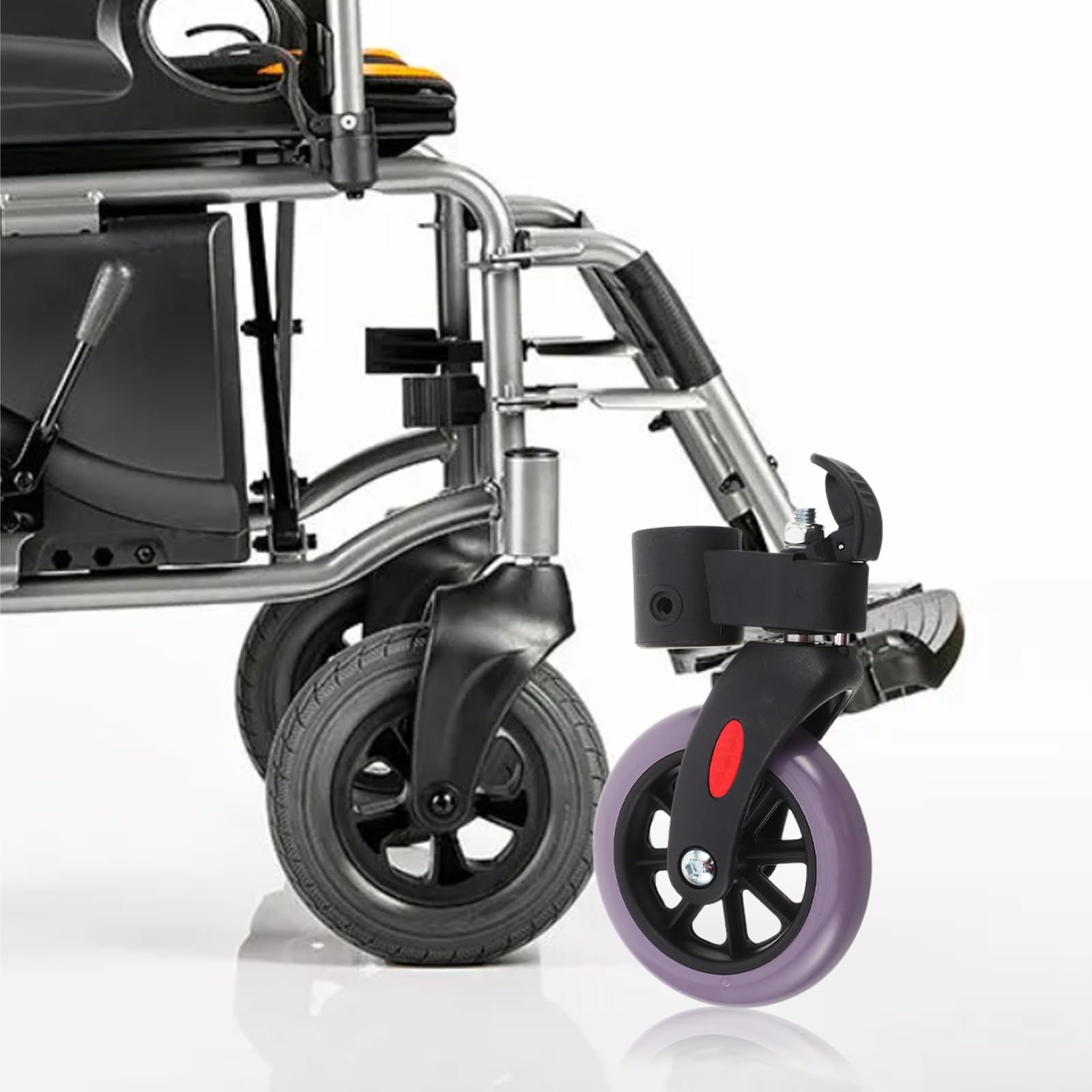 1 par de ruedas giratorias para andador - Repuestos para andadores y accesorios con ruedas - Repuestos para giratorias para personas mayores