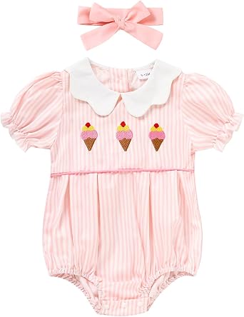 GRNSHTS Baby Girl Romper Newborn Clothes Bodysuit Jumpsuit Baby Girl Clothes Outfit 0-18M