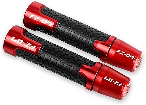 Miniatura 2 de DOUKI Para Y&AMAHA FZ07 FZ 07 FZ-07 2015 2016 2017 2018 2019 2020 2021 Manillar extremos de manillar de gel de goma Manos de freno (color azul)