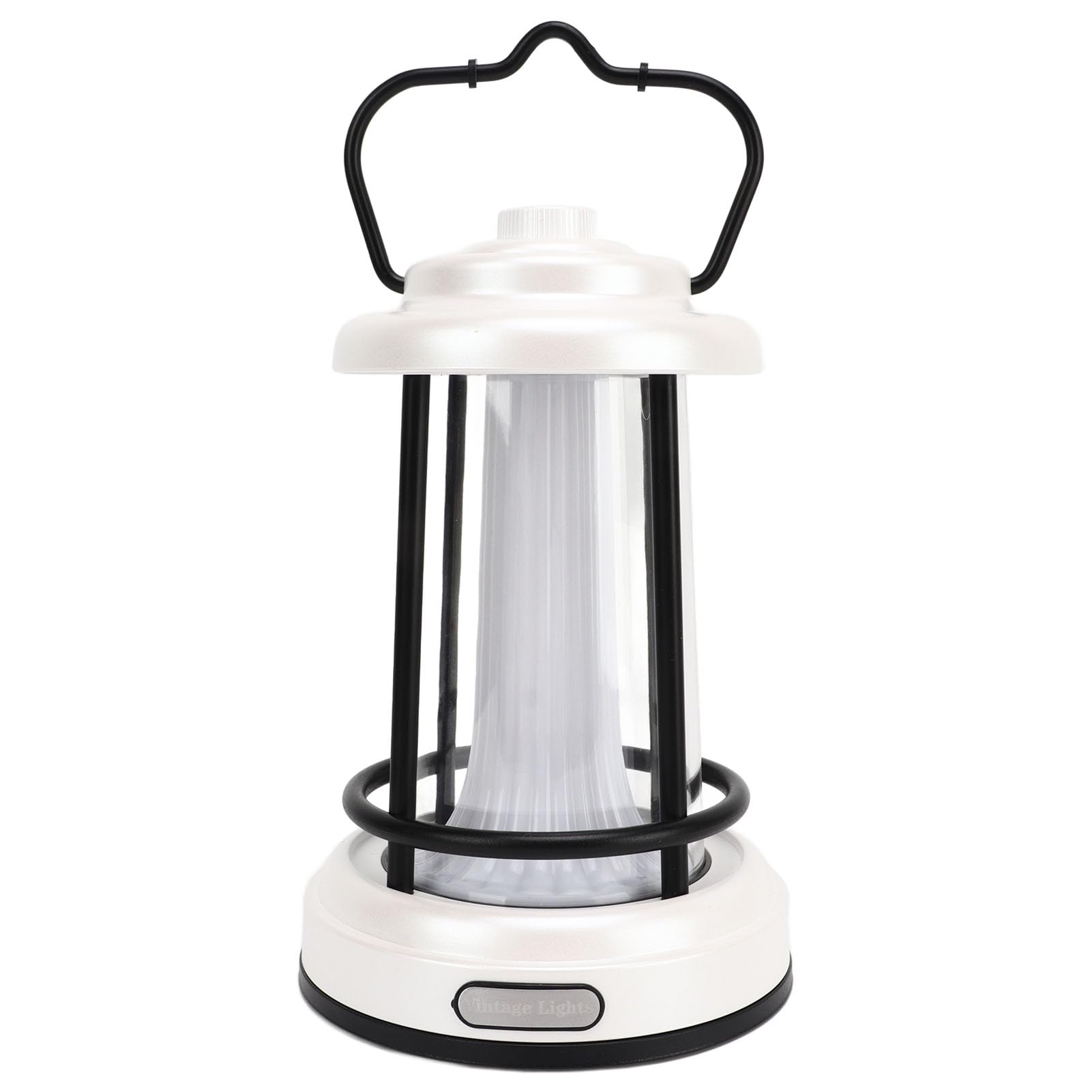 Linterna LED para Camping, Diseño Retro Superbrillante con Atenuación Continua para Acampar Al Aire y Emergencias, 8000 MAh, 6 W
