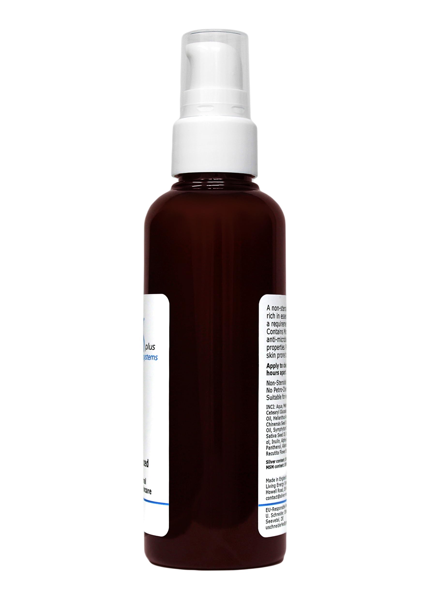 Argent-MSM Crème Lichen Planus Non Parfumée 100 ml | Pour les peaux sujettes au Lichen Plan