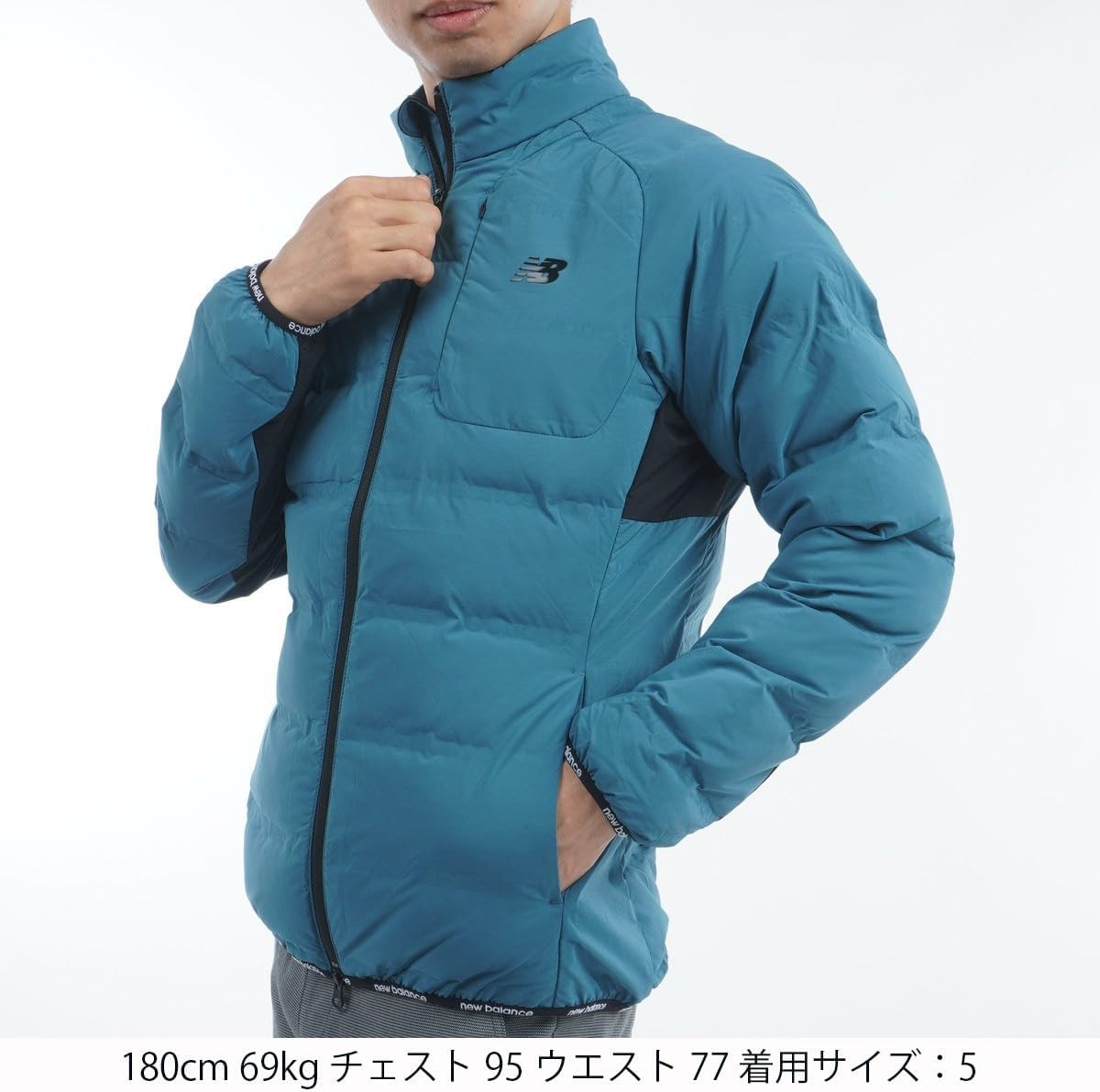 New Balance ゴルフブルゾン サイズ4 カラー010 new balance golf［ニューバランスゴルフ］フルジップウィンド