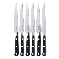 Richardson Sheffield R08000RC22BR1 Sabatier Trompette Steak Knives Set of 6 Silver