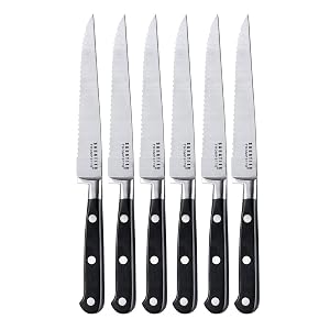 Richardson Sheffield R08000RC22BR1 Sabatier Trompette Steak Knives Set of 6 Silver
