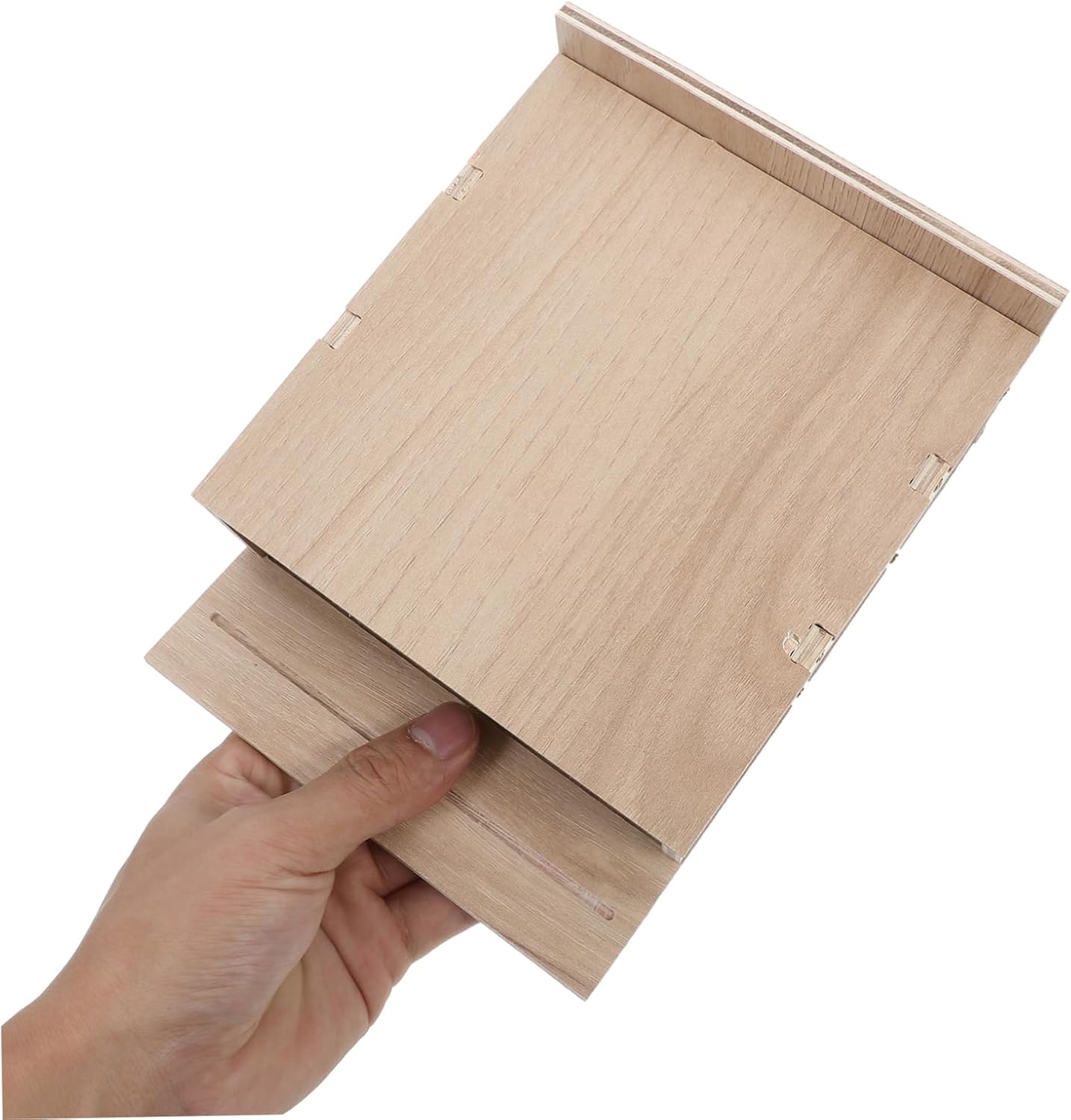UKCOCO Single Chamber Weatherproof Wooden Bat House for Backyard Secure Outdoor Habitat for Bats Nesting and Hibernation Site Natural Habitat Design