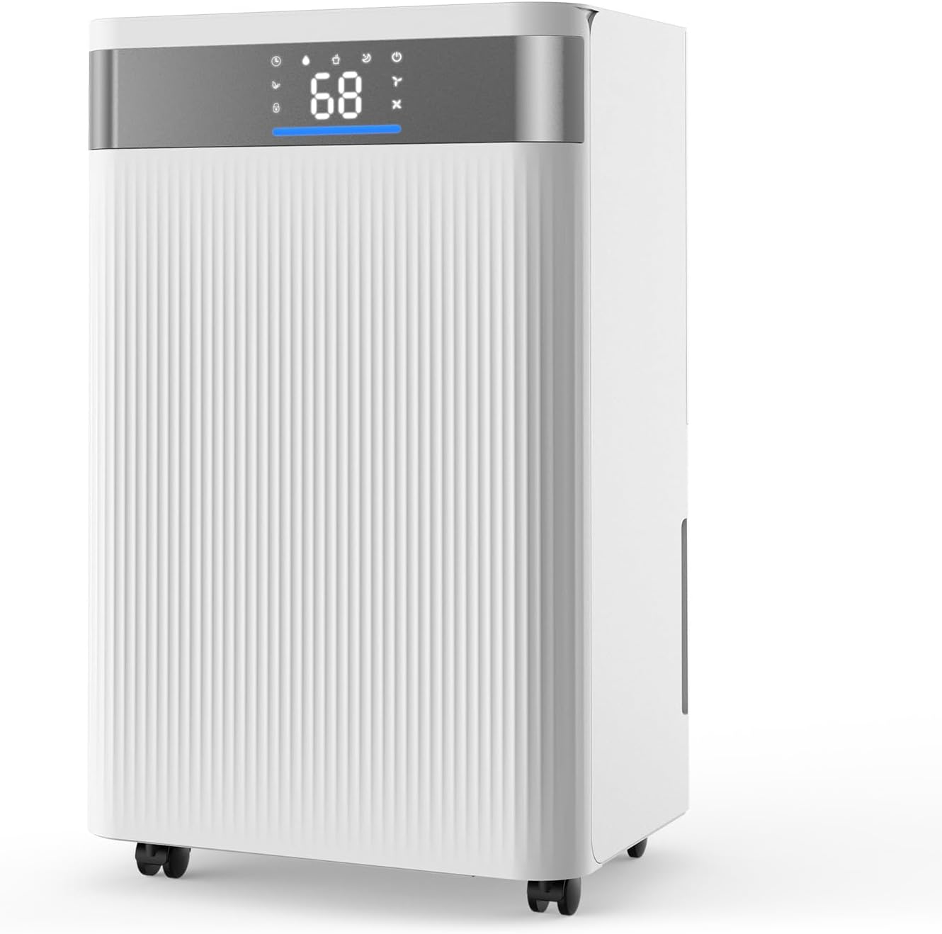 VEVOR 35 Pints Dehumidifier for Home & Basement, 2500 Sq.Ft Coverage, Drain Hose for Commercial & Industrial Use, Smart Humidity Control, Low Noise for Large Rooms, Warehouses, Bedrooms & Storage
