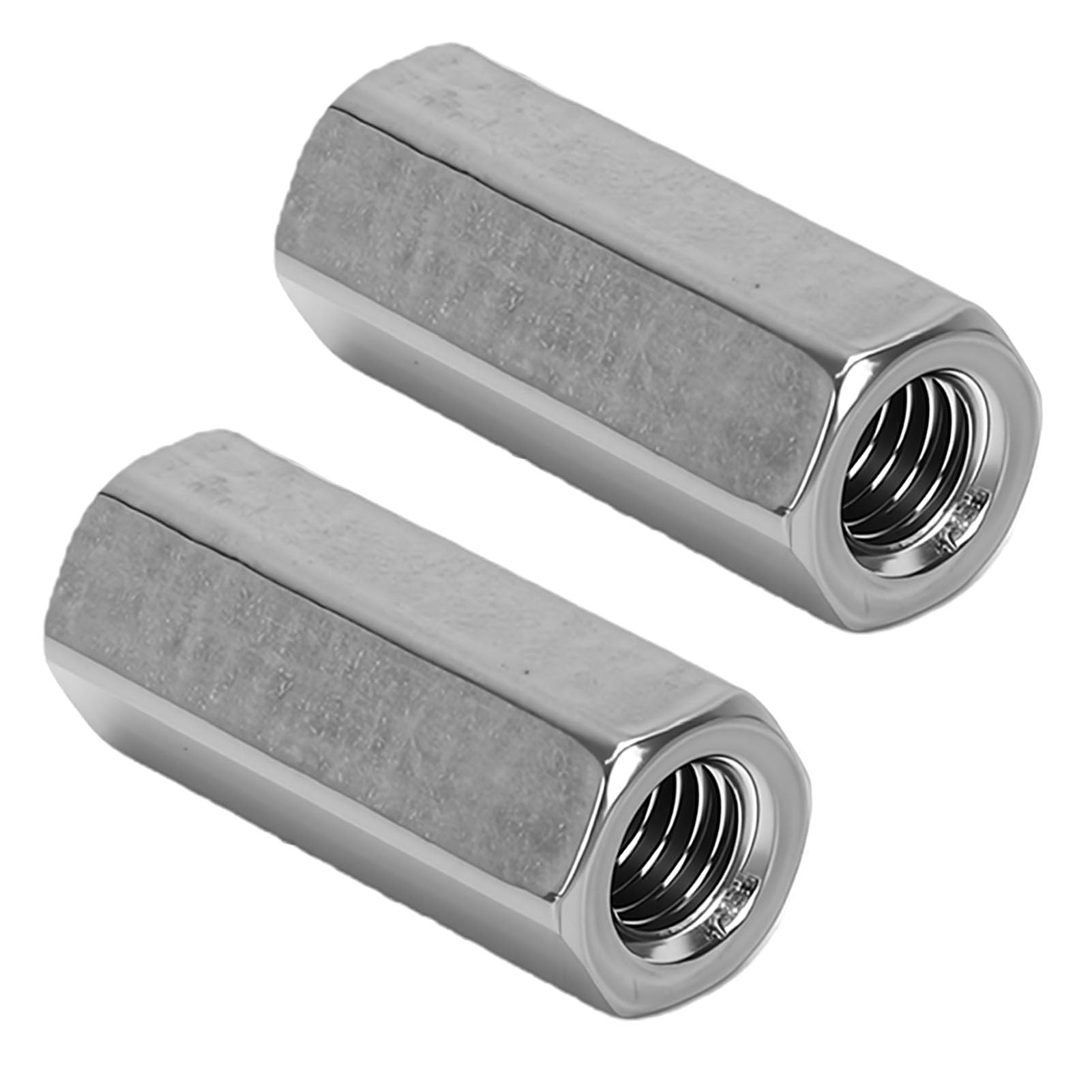 Generic Marine Engine Shift Rod Connector Precision Design for 2T 9.9-40 or 4T FT8 Boat Durable Metal 2 Pack