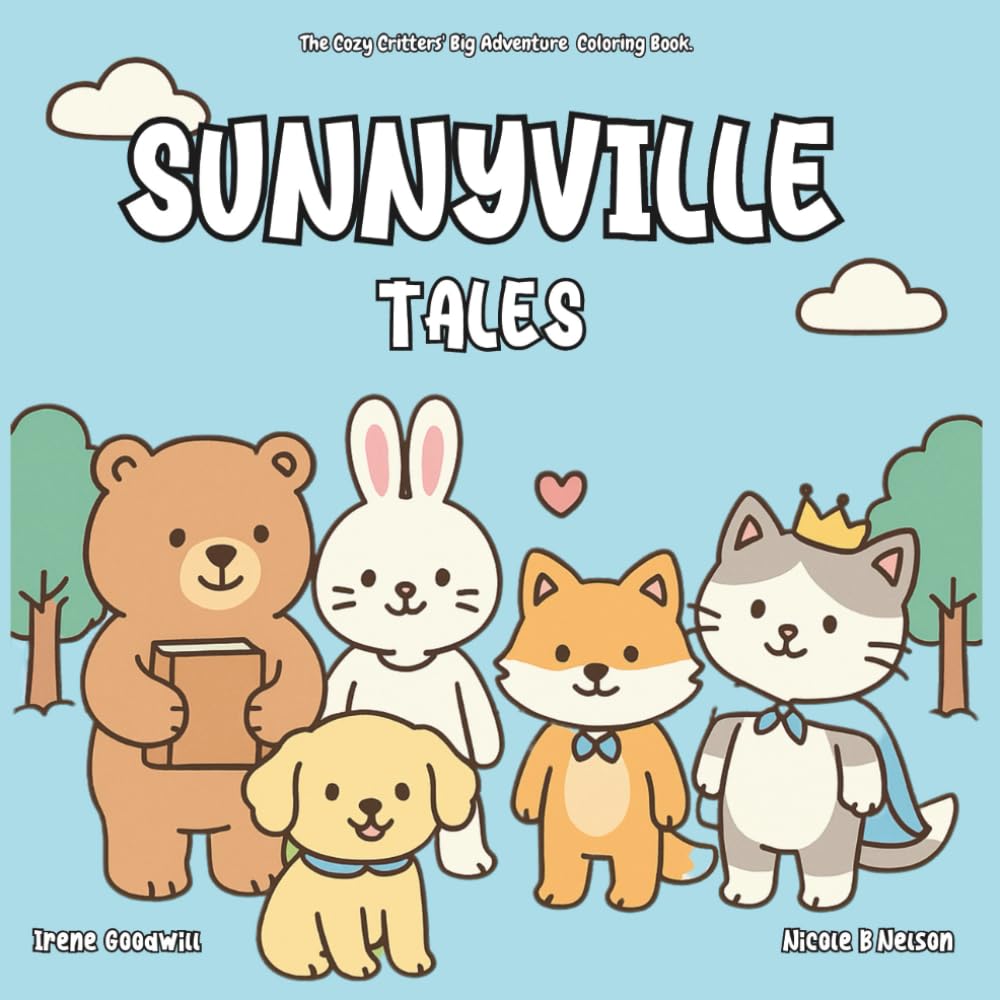 Sunnyville Tales: The Cozy Critters' Big Adventure - Coloring Book.: A Story-Coloring Book Full of Friendship, Fun, and Fuzzy Surprises!