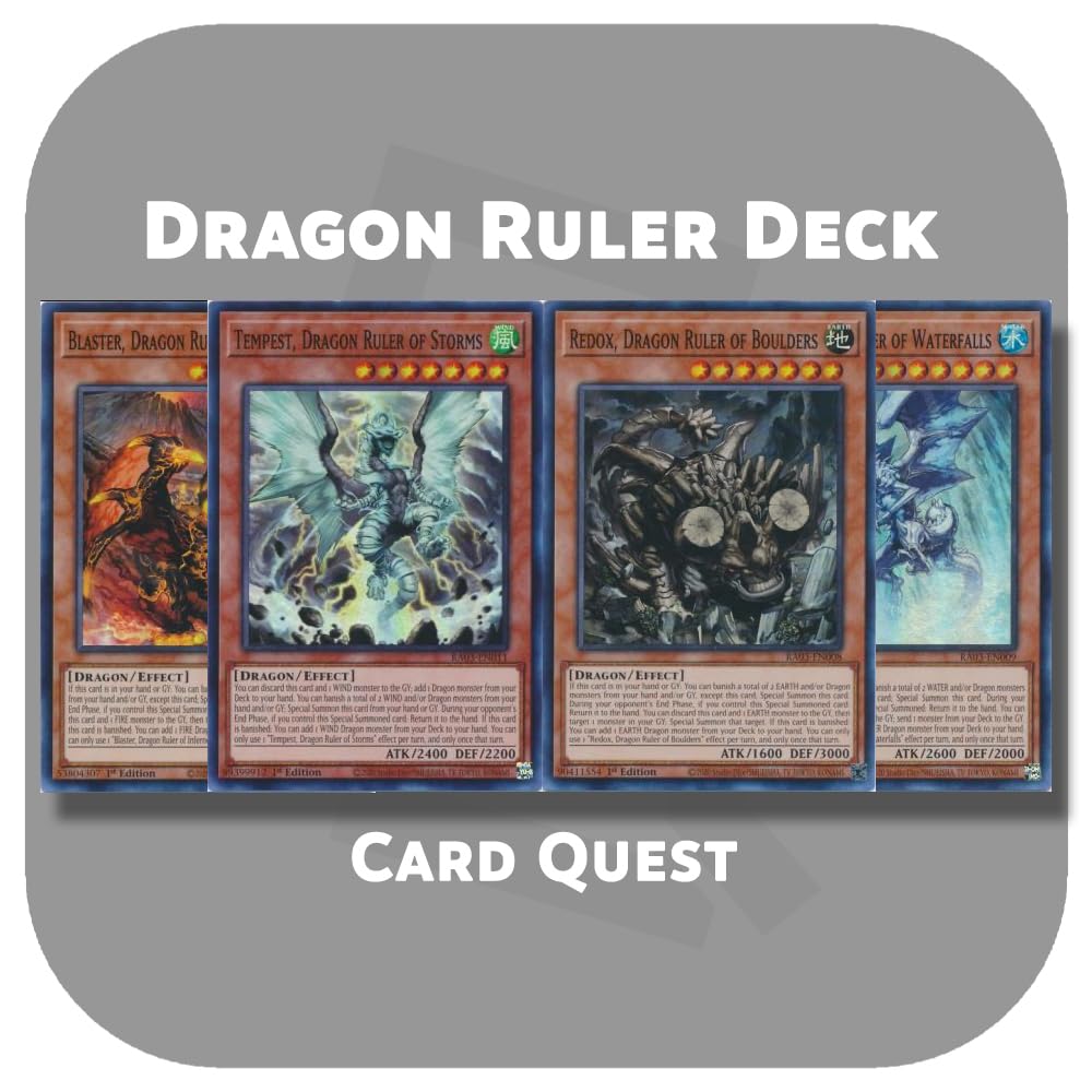Amazon.com: Complete Custom Deck for Yu-Gi-Oh! - Dragon Ruler Deck
