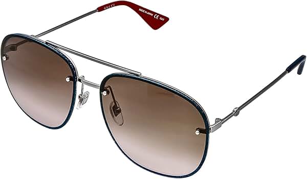 GUCCI サングラス グレーブルー Amazon | [グッチ] ｻﾝｸﾞﾗｽ GG0227S レディース ブルー ワン
