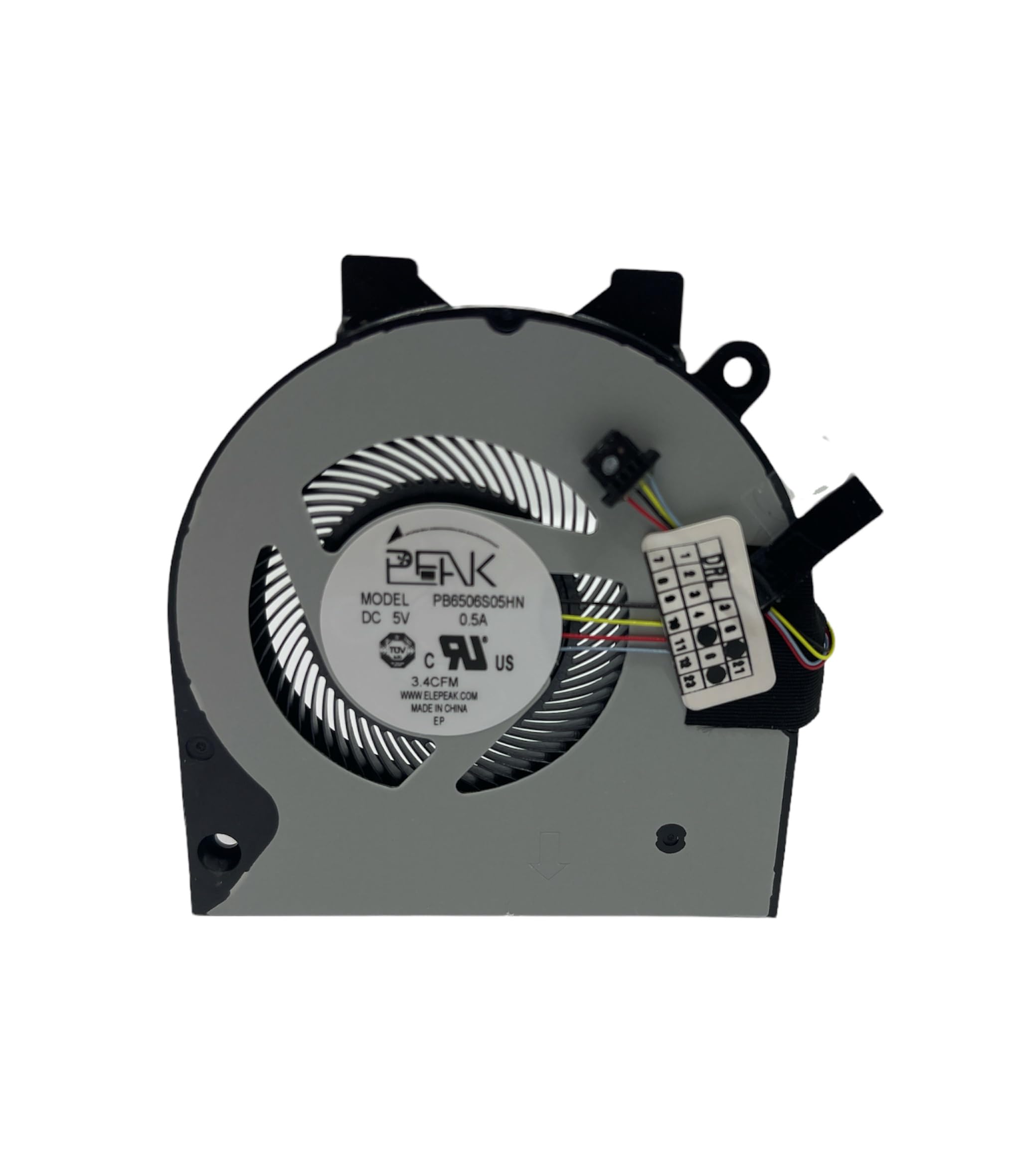 CPU Cooling Fan for Dell Vostro 5481, 5581, Inspiron 5480, 5580, 5481, 5482, 5491, 5582 2-in-1​, PN: 0G0D3G, G0D3G, DFS5K121142620, PB6506S05HN, 023.100DJ.0011, 023.100DJ.0031