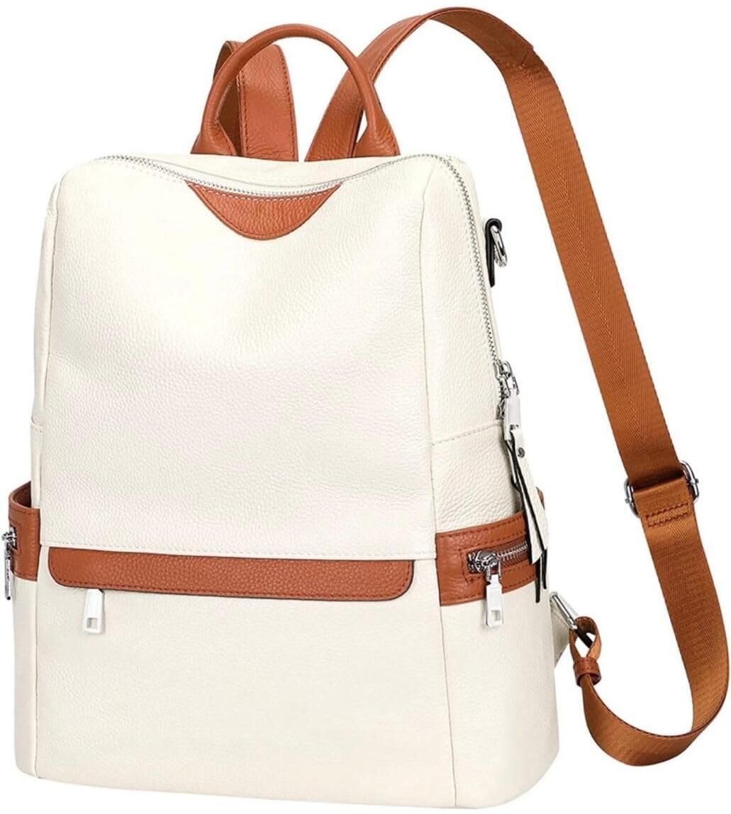 jaisom Stylish Women's Fashion Backpack Purses Multipurpose Design Handbags and Shoulder Bag (Half Moon CREAM_BZ)-picture-50