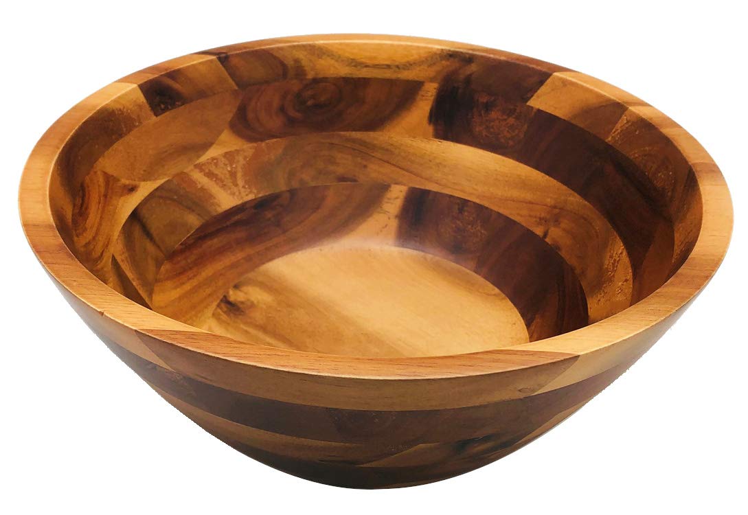 Acacia Wood Salad Bowl, Extra Large