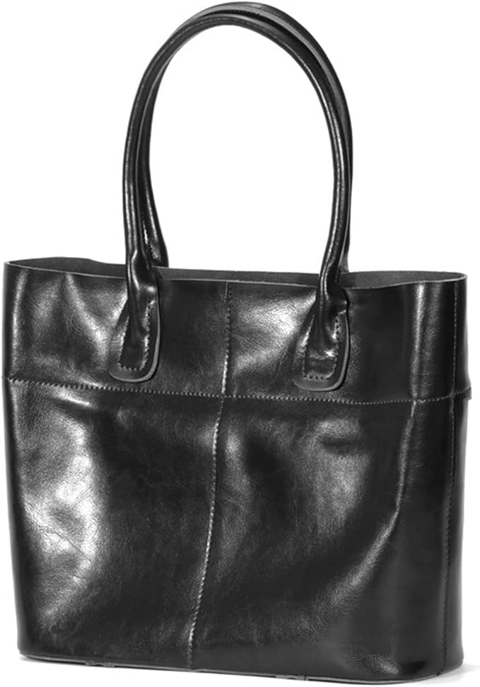 HJUIK Genuine Leather Shoulder Bags Large Capacity Handbags