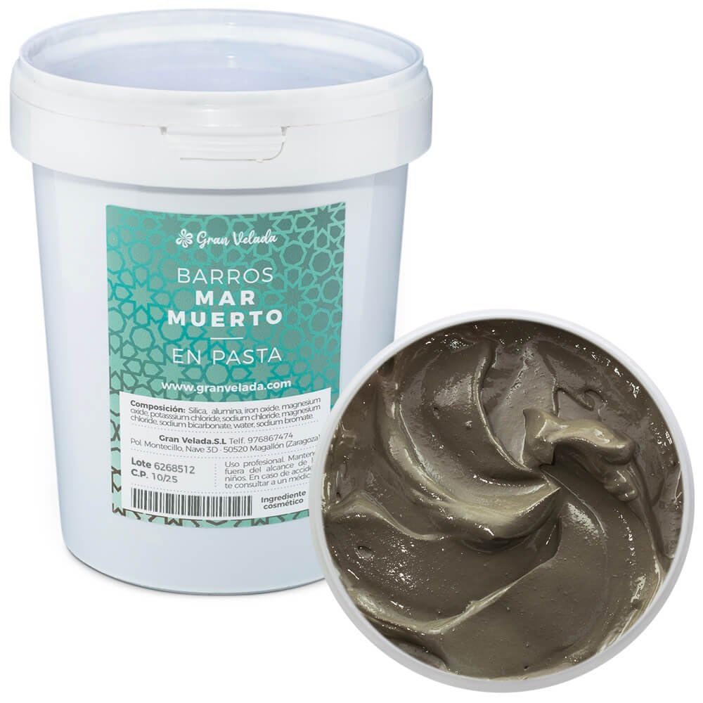 Barro del Mar Muerto en Pasta | Gran Velada, Hecho en España | Revitaliza, Nutre y Embellece Tu Piel con Minerales Esenciales y Formulación Orgánica | 1500 gr