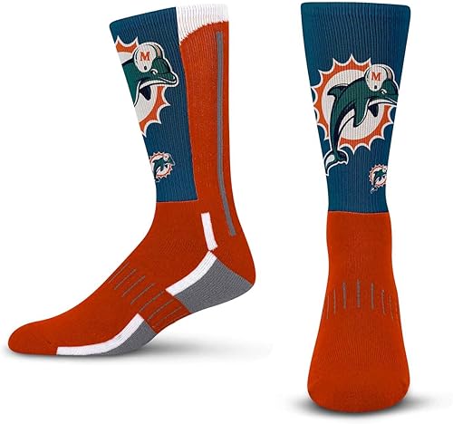 Miniatura 16 de For Bare Feet NFL Adult Curve Socks - Game Day Apparel - Machine Washable - Warm & Cold Weather - Comfort and Style for Men Color del