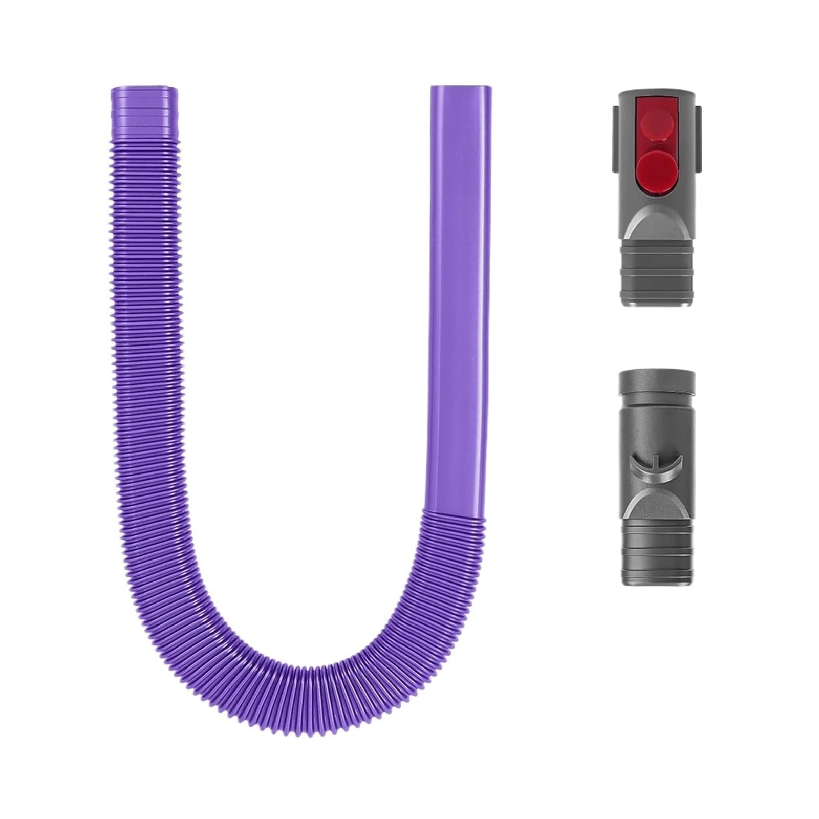 Cgpacvmje Purple Hose Set A Dryer Vent Cleaner Hose,For V7 V8 V10 V11 V12 V15 Vacuum Flexible Crevice Tool Lint Remover Universal Spare Parts Kit(Purple Hose Set A)