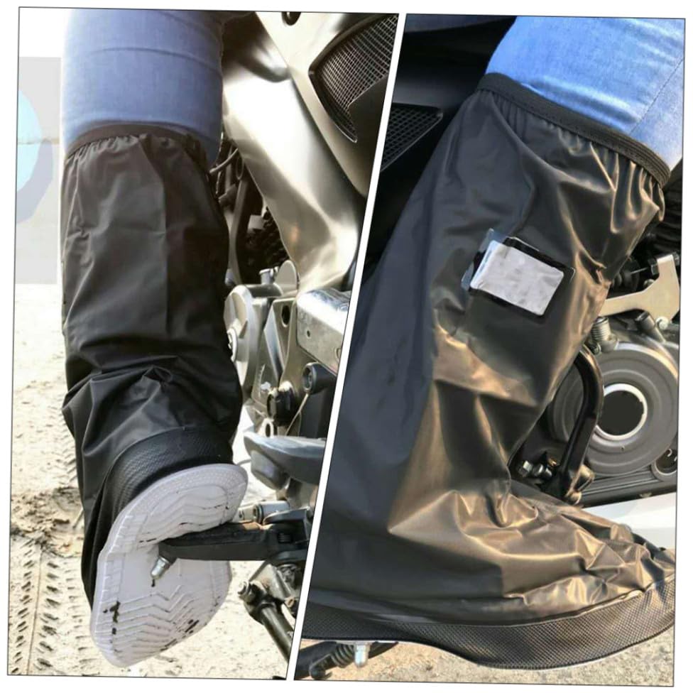 High Tube Rain Boot Overshoes para Hombre y Mujer, Cubrezapatos impermeables con protección antideslizante, ligera y duradera para ciclismo y actividades al aire libre miniatura 6