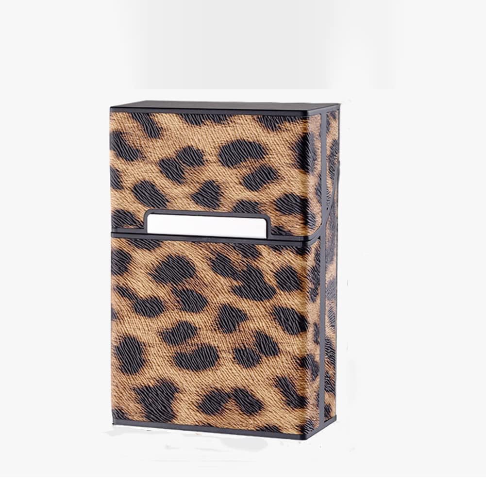 fency cigarettes leopard Amazon.com: Leopard Print Cigarette Case 20 Regular Cigarettes Case  Magnetic Buckle Cigarette Box Hard Cigarette Pack