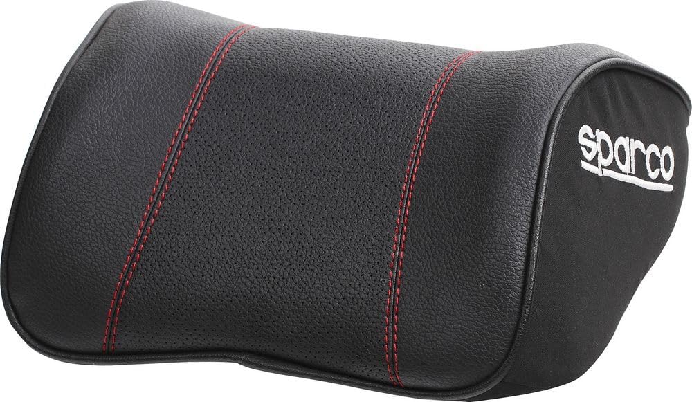 Neck Pillow Perforated PVC + Memory Foam, Black, SPC4008BK