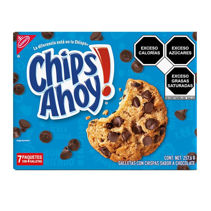 Chips Ahoy! 7 paquetes con 4 galletas cada uno