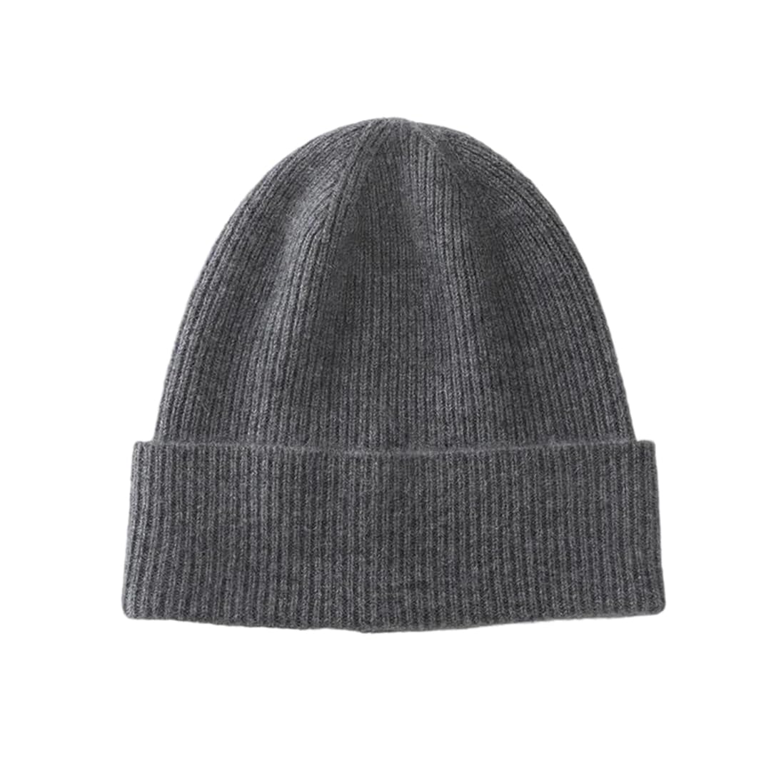 Gorro de Punto Gorros de Punto clásicos, Gorro de Invierno Unisex Punto, Mezcla Lana Merino, Multicolor(Gray)