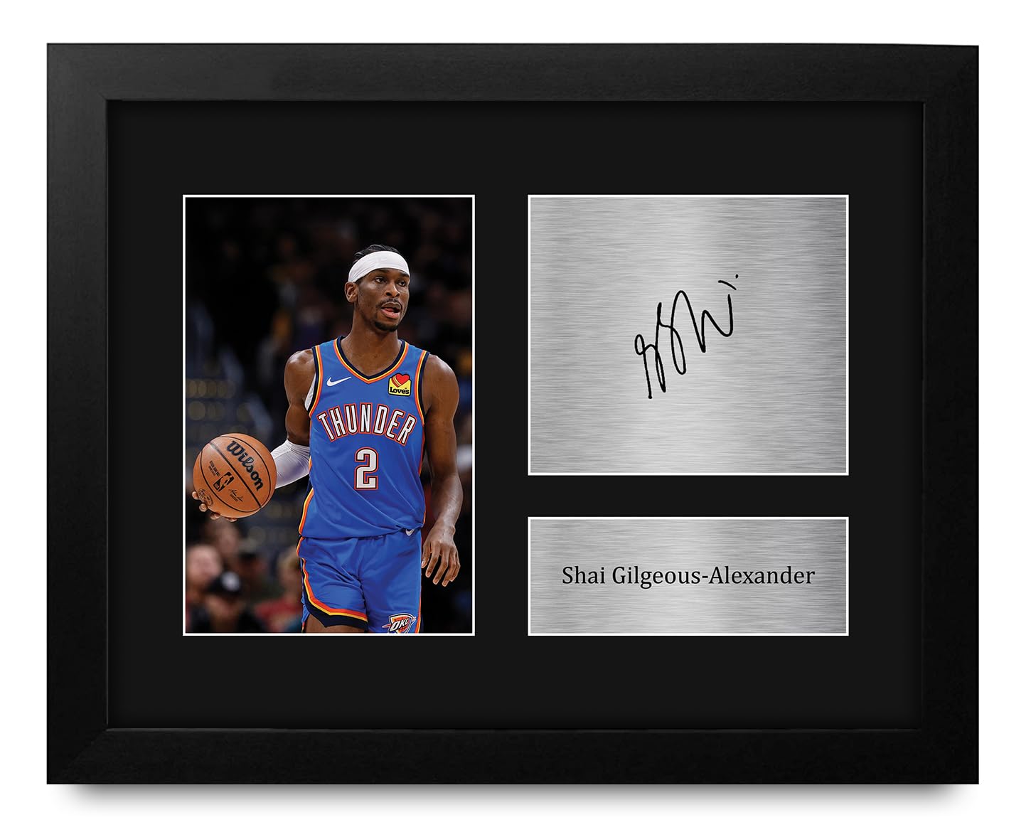 Amazon.com: HWC Trading Shai Gilgeous-Alexander Framed Gifts