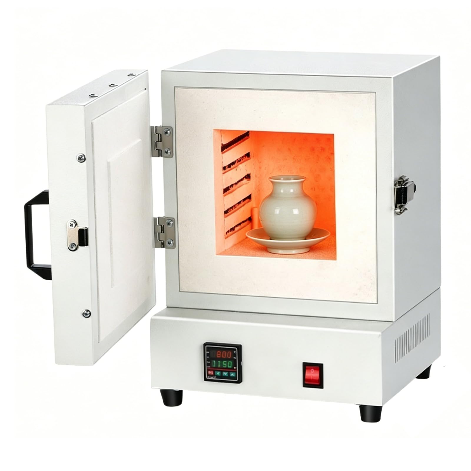 ZHENYUWANG 2000w Electric Kilns For Metal Smelting; High-Temperature Laboratory Furnaces With A Maximum Temperature Of 1150℃; Industrial Muffle Furnaces For Sintering And Heating 220V