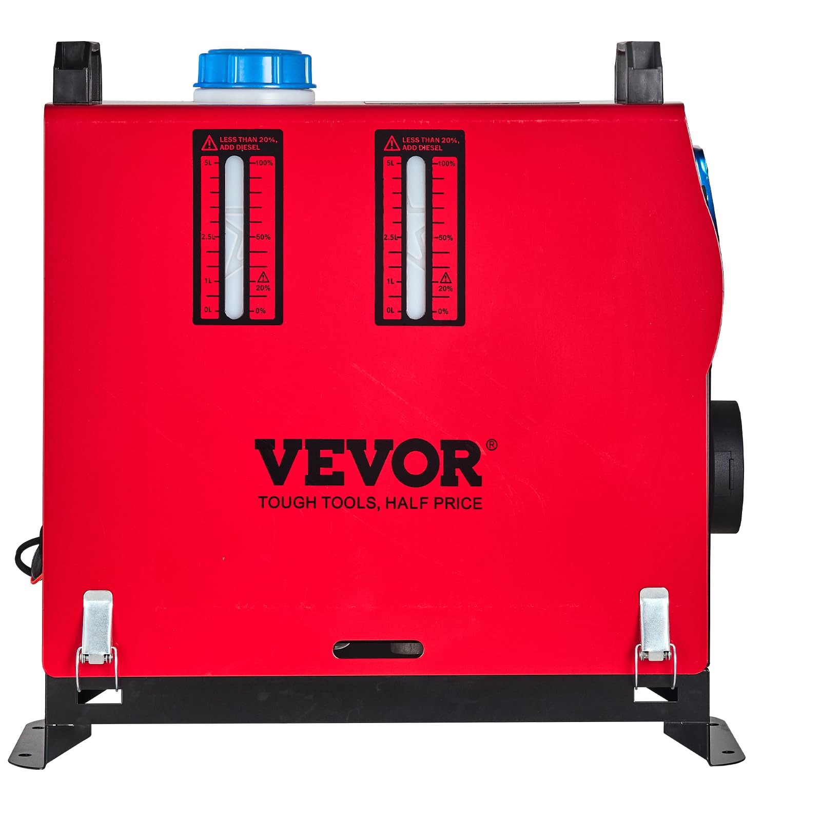 VEVOR Riscaldatore d’aria Diesel 12V 8KW Riscaldamento Autonomo Uscita Aria LCD Blu